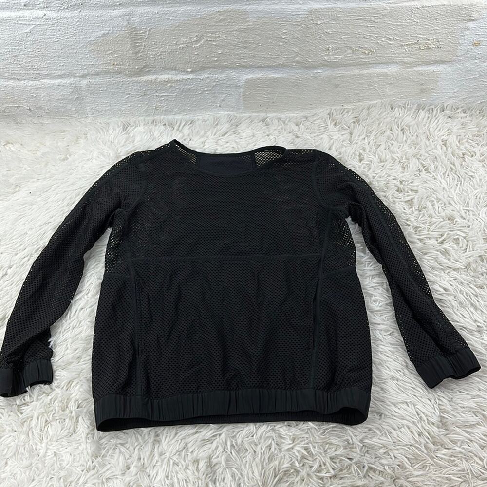 Lululemon Mesh On Mesh Pop Over Black